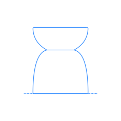 Furniture Side Tables End Tables Hew Side Table Shape B Sketch Style Svg Vector, Free Vectors File